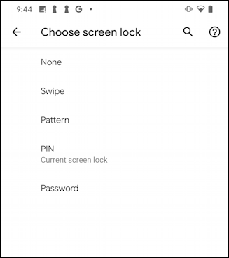 how to unlock android phone security pin