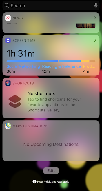 iphone ipad ios13 today view edit button