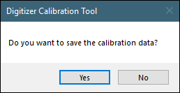 save you calibration data? win10 touchscreen