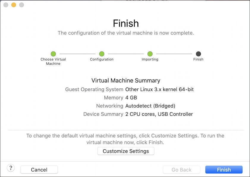 vmware fusion - install chromeos chromiumos - finish vm build created