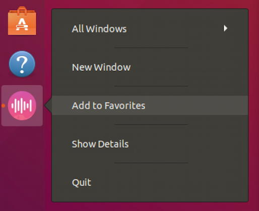 ubuntu linux - odio streaming radio - add to favorites