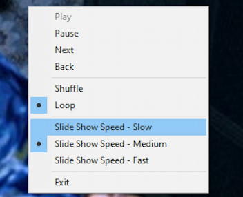 win10 slide show options, file explorer windows 10