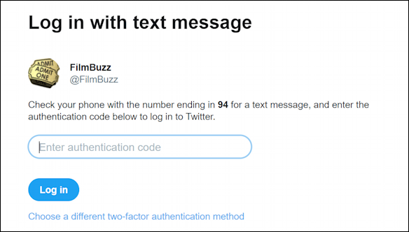 twitter login options