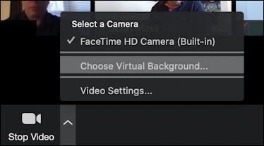 zoom video features settings