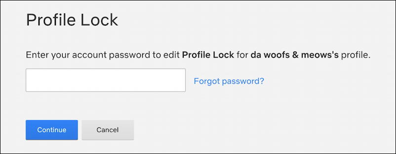 netflix add profile security pin - enter pin number