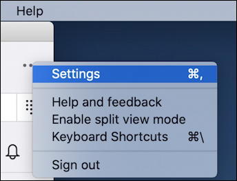 skype on mac - skype hidden menu