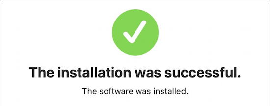 zoom update install successful
