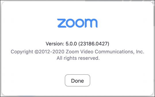 about zoom - release 5.0 updated - mac macos x