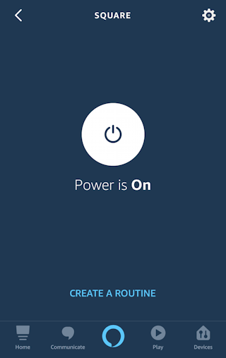 alexa iphone app - control plug outlet