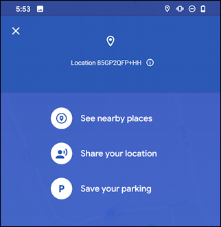 google maps android plus code