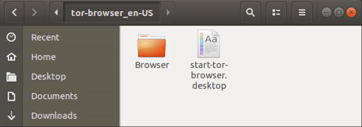linux tor browser - downloaded - installer