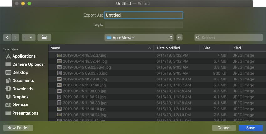 macos quicktime player - file - save as