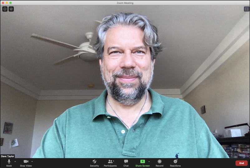 ask dave taylor - zoom video chat call