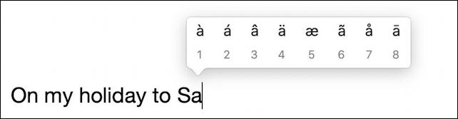 macos x - type diacritic accent grave - a diacriticals