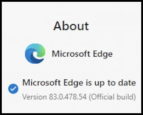 check version microsoft edge windows 10 win10 update