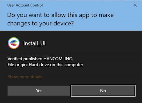 win10 - allow app to make changes to your device?