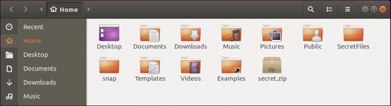 ubuntu linux zip archive icon