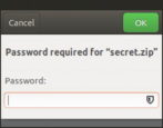 create encrypted password protected zip archive folder file ubuntu linux unix