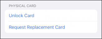apple card unlock card