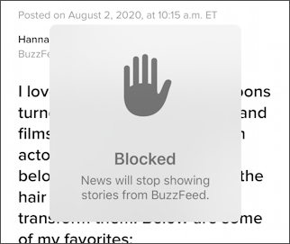 apple news iphone - news source blocked 