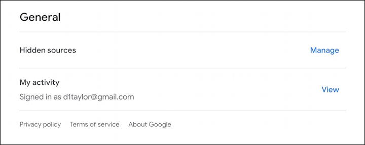 google news - gnews - settings