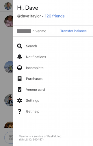 venmo settings and preferences