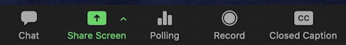 zoom toolbar - polls