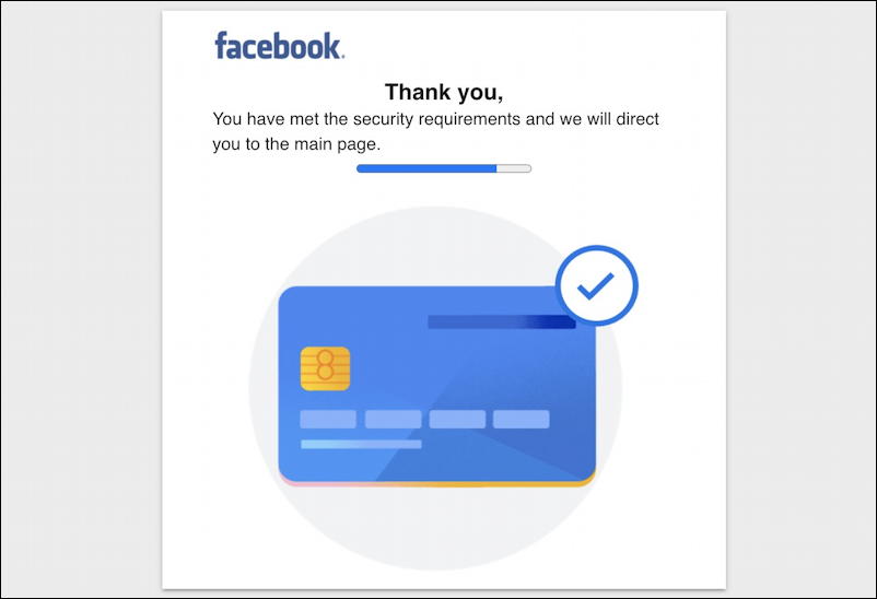 facebook phishing scam page verified