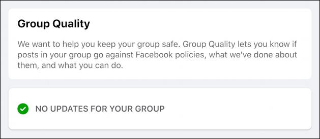 rename facebook group - group quality score rating