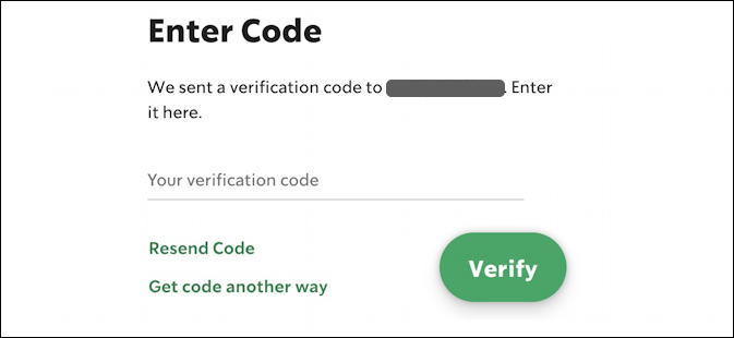 starbucks.com - 2fa enabled enter secret login code