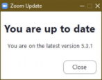 zoom keep app program up to date update check