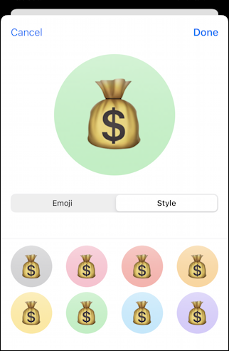 iphone ios - assign name picture - venmo emoji icon photo picture