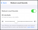 how to reduce loud alerts sounds beeps rings headphones earbuds iphone ios 14