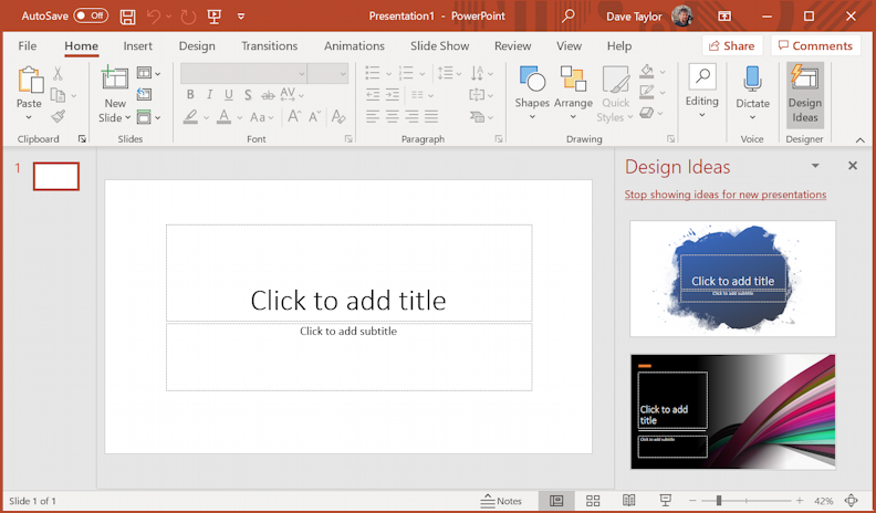 win10 screen recording powerpoint - blank presentation