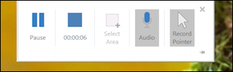 win10 screen recording powerpoint - screen recording control box