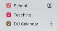 mac macos calendar shared subscribed calendars