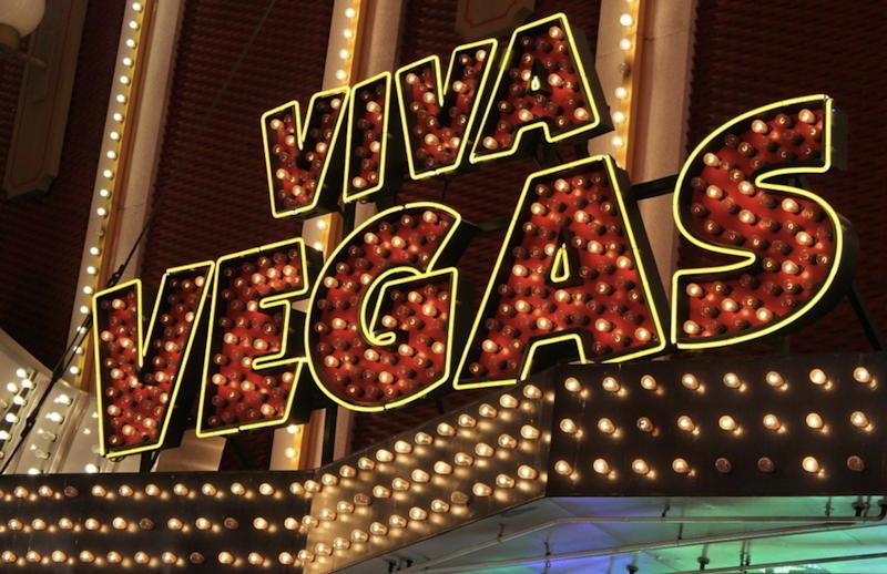 viva vegas neon sign