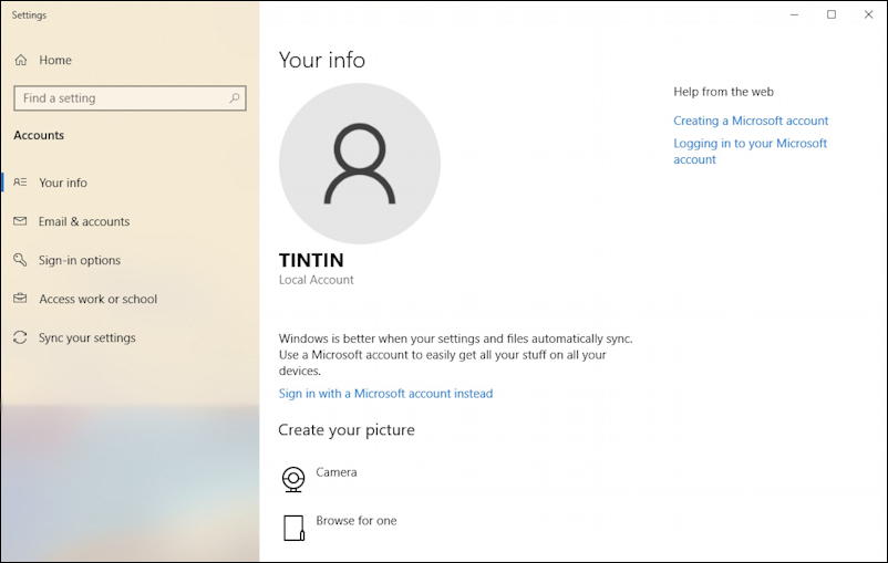 microsoft account change profile picture