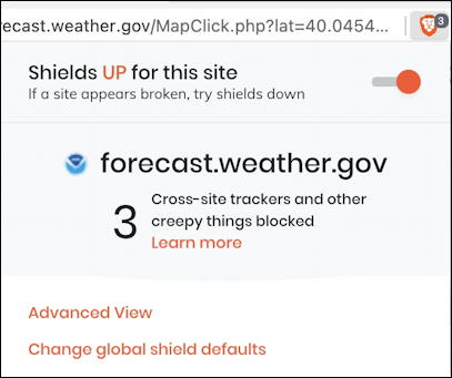 brave shields up - weather.gov