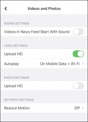 facebook for mobile iphone - videos and photos HD