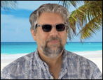 dave taylor wearing lucyd lyte bluetooth sunglasses beach hawaii tropical