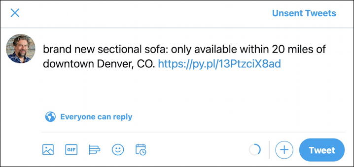 paypal sell on social instant commerce - paypal sell twitter tweet