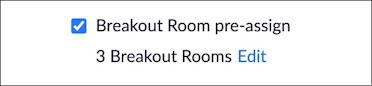 zoom meeting scheduler breakout rooms created