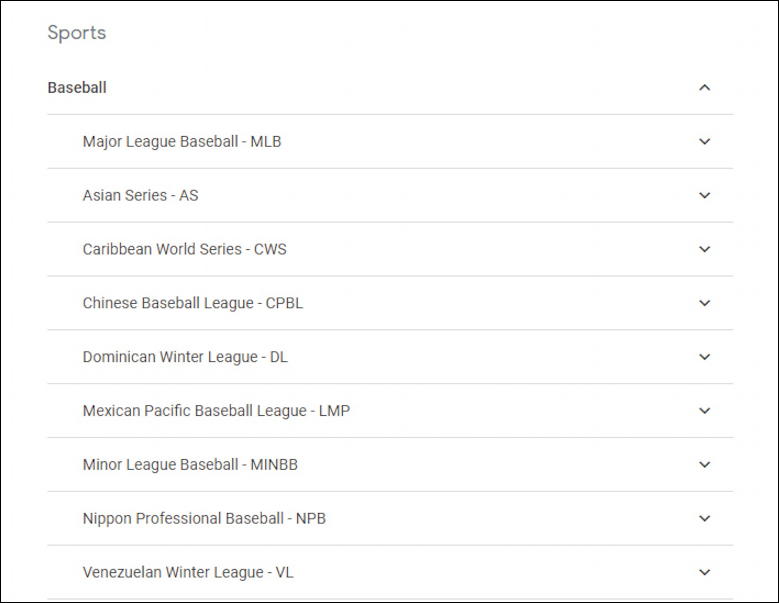 google calendar - subscribe - baseball league calendars