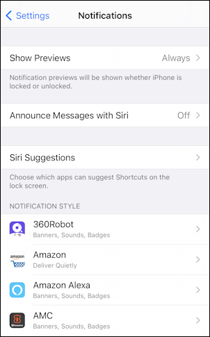 iphone ios 14 settings > notifications 