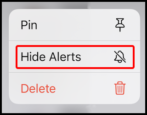iphone ios14 text messages - hide show alerts notifications