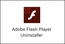 adobe flash uninstaller safe official - mac icon