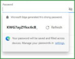 how to have edge suggest strong passwords store remember security