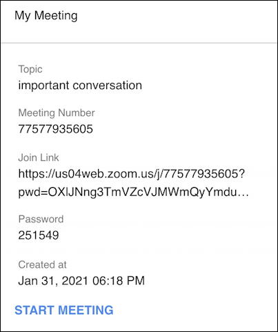 zoom meeting details in gmail