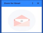 zoom for gmail extension add-on how to use get started